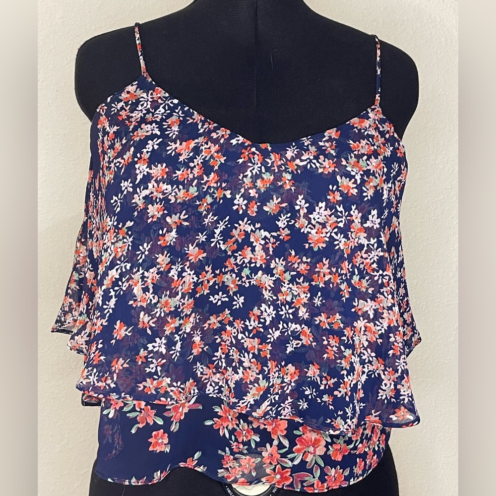 Express floral tank top